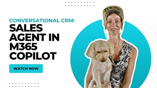 Dian Taylor s CRM Sales Agent Tutorial in Microsoft 365 | Sharon Smith posted on the topic | LinkedIn