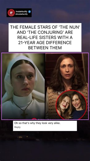 The Stars of ‘The Nun’ and ‘The Conjuring’ Are Real-Life Sisters 😳#shortsvideo