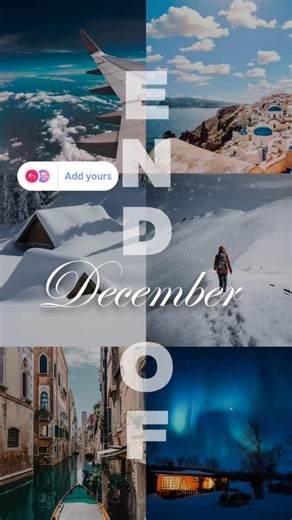ADD YOURS STORY STICKERS on Instagram: "Subscribe for the template. ✨️📸 End of December. ⚡️ #fypジ #explorepage #instagood #templates #addyours"