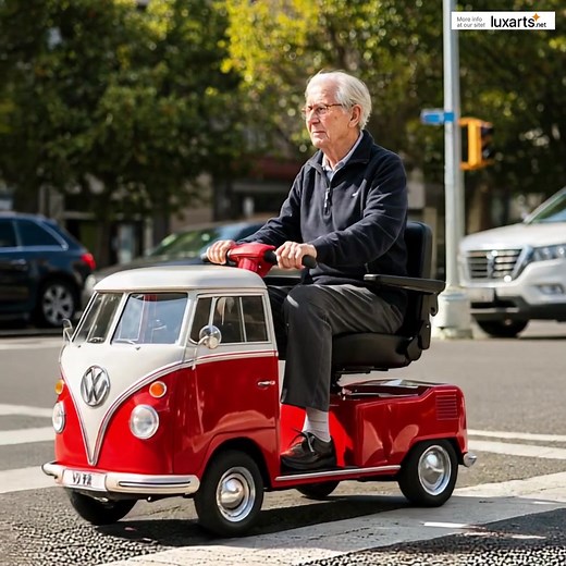 Volkswagen Hippy Van Mobility Scooters for Stylish Adventurers