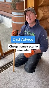 2.3M views · 86K reactions | Home security reminder: you should have dowling in all your doors and windows as an added measure for protecting from break-ins. | Dad Advice From Bo | Facebook
