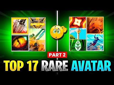 Top 17 ' Rare Avatar ' Of Free Fire Battleground | #2