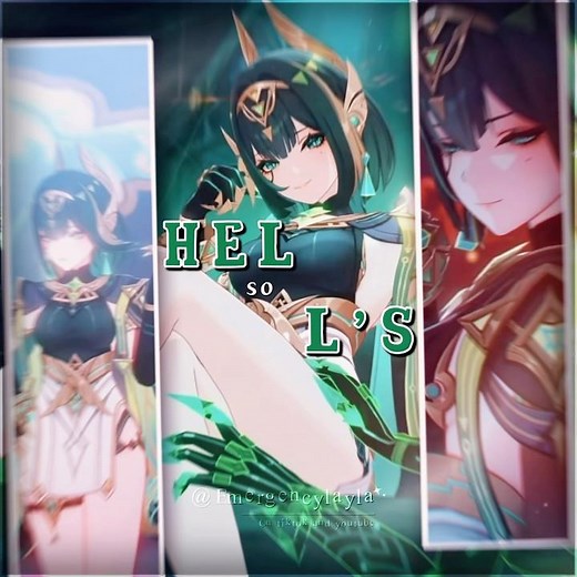 【#NEFER & #FLINS】 • Audio : INFERNO • Genshin impact edit ~ ⭐️|| Emergencylayla - Mmmm nefer😍