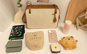 日常翻包｜这是你在找的大容量帆布拼接公文包吗