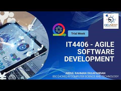 BIT / UCSC / Sem 4 – IT4406 Agile Software Development Trial Week | DevNest Institute