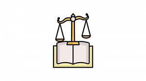 Constitution animated icon. animated icon related to law and justice. suitable for user interface, provide visual feedback and more. alpha channel, transparent background