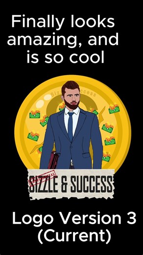 Logo Evolution of Sizzle & Success #gamedev #sizzleandsuccess #indiegame