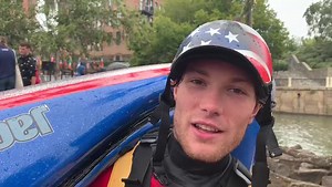 Young American Mason Hargrove qualified third in the men's kayak at the ICF Freestyle World Championships in Columbus | Planet Canoe