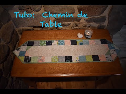 Tuto: patchwork chemin de table avec mini charm pack (pour debutant ou confirmé)