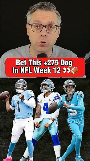 Bet This Underdog in NFL Week 12 👀🏈 #nfl #sportsbetting
