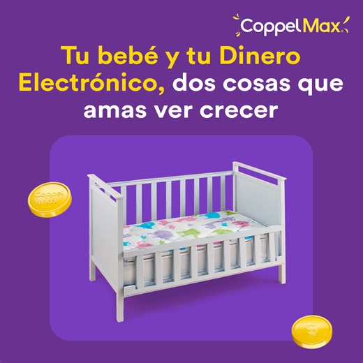 Lo que compras con tu Crédito Coppel para que tu bebé crezca bien hace que ganes Dinero Electrónico para tu próxima compra 🤩 bit.ly/4gvasKh | Coppel