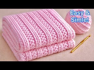 This Easy Crochet Stitch Is Everywhere! 😍 Beginner-Friendly & Beautiful | Baby Blanket & Shawl