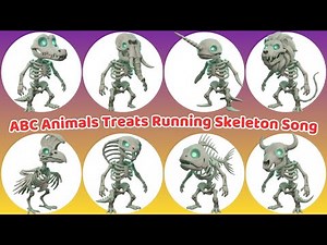 ABC Spooky Animals vs Skeletons 🎃 Funny Pumpkin Throw Rescue 🦴🐾 Kids Halloween Song
