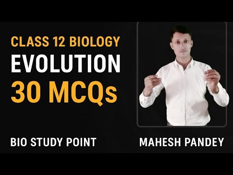 EVOLUTION (MCQ) // 12th BIOLOGY