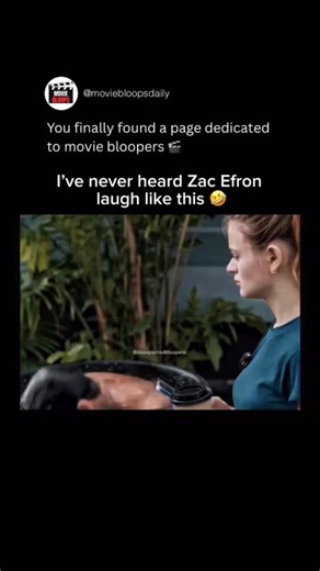 MOVIE BLOOPS DAILY on Instagram: "During an intense dinner scene, Zac Efron suddenly breaks character and erupts into uncontrollable laughter, completely shocking the cast. What was meant to be dark and emotional instantly turned chaotic, as his unexpected laugh echoed across the set and forced everyone to stop filming and reset the moment entirely unexpectedly. Moments like this remind fans that even serious productions aren’t immune to genuine laughter and human mistakes. The blooper quickly b
