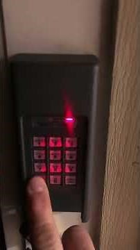 Multi code garage door key pad programming