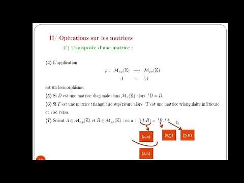 Matrix Calculus - Part 4 (Transpose and Trace of a Matrix - Binomial Formula)