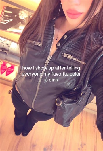 Embracing Pink in a Black Outfit Challenge