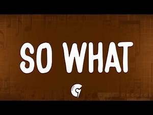 P!NK - So What (Lyrics)