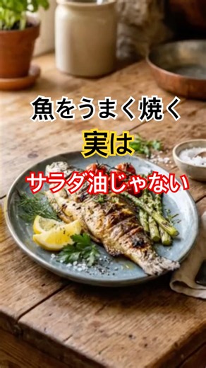 魚焼きが劇的に変わる プロが選ぶ「最強の油」 #魚油 #料理のコツ