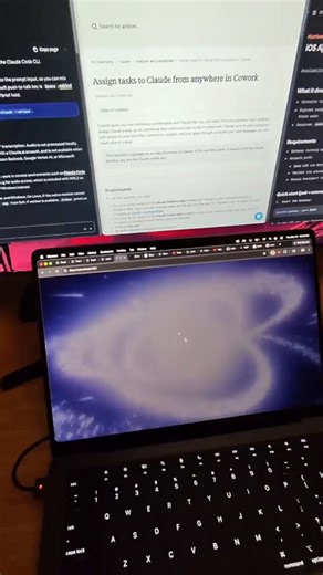 THIS GUY CONNECTED CLAUDE VOICE MODE TO CLAUDE CODE AND NOW HE CODES BY TALKING INTO HIS AIRPODS while doing whatever he wantshe uses Apple Reminders as a bridge between the twohe talks into his AirPods, voice mode puts the prompt into a reminders list, Claude Code checks every 60 seconds and picks up the taskAND it starts working on it back at his desk.walk outside. brainstorm with voice. code writes itself on your computer at home.he said he does his best thinking while walking and this lets h