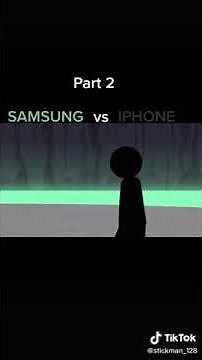 Stickman fight Samsung vs iPhone