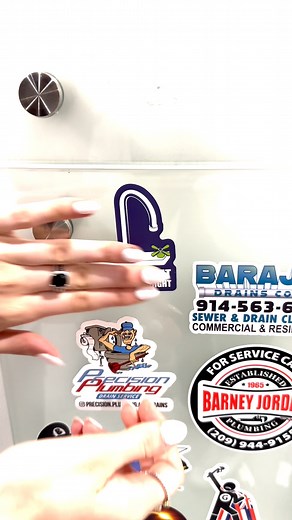 Our sticker wall is ALMOST there! 🔥 We need YOUR help to fill in the last few spots on this panel so we can get the second panel started 🤝 Send us a DM to swap 🫶 | Oatey