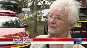 Two men badly burnt in huge wrecking yard fire at Revesby are tonight fighting for life. MORE: http://yhoo.it/1qKvXgX #Revesby #7News | 7NEWS Sydney