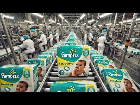 Inside a Pampers Diaper Factory How Baby Diapers Are Mass‑Produced in the USA (Full Process)