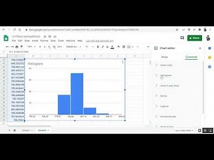 Creating a Histogram in Google Sheets