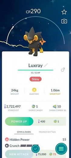 Evolving SHINY Level 4 SHINX→ LUXIO → LUXRAY!! ⚡✨ Insane Glow Up!😱 | Pokémon GO