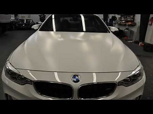 Matte PPF on Alpine White BMW M4
