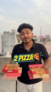 2 Pizza in 2 Minutes Challenge 🔥 | Win ₹10,000 💸#pizzachallenge #foodchallenge #ytshorts #yt