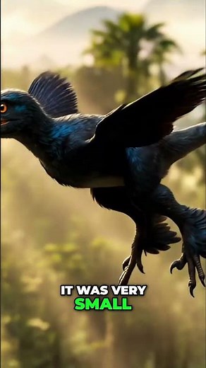 Microraptor: Amazing Dinosaur Gliding High in Trees! #shorts