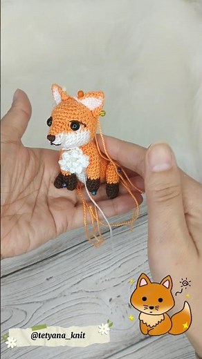Crochet Little Fox in Progress! 😍 Finished Look Next Video!