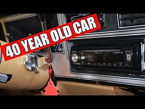 Car Radio Install On Classic Car From Scratch w/Amplifier (SIMPLE)