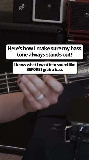 Here’s how I make sure my bass tone always stands out!