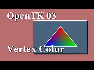 Basic OpenTK part 3 - Vertex Colors