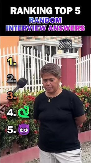 Ranking Random Interview Answers!