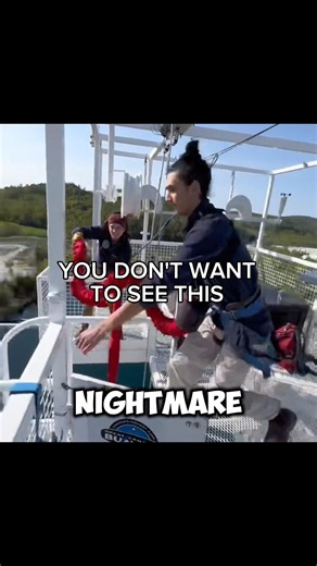 Now we're BOTH overthinking. 🤣 #humor #bungeejump #relatable #funny