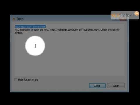 VLC is unable to open the MRL