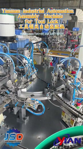 Yanman Tool Lock Automatic Assembly Machine, Transparent pricing,no hidden fees#yanman#machine#lock