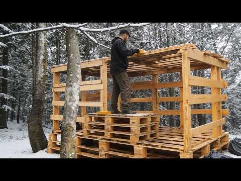 DIY Pallet House | Complete Build from Start to Finish