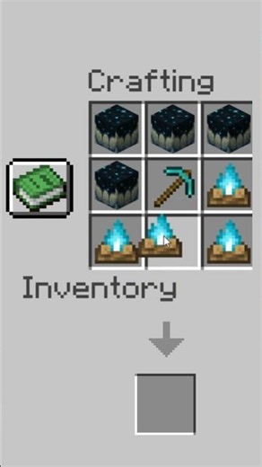 Crafting the INFINITY PICKAXE in Minecraft! ♾️⛏️#mcpe