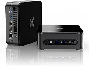 Mini PC, Mini Gaming Computer 13th Gen i7-13620H (10C/16T, up to 4.9GHz) 32GB DDR4 RAM 1TB PCIE 4.0 SSD, Mini Desktop Computer with Dual HDMI Support WIFI6 BT5.2 USB3.2 USB4.0