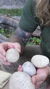 HAMMER Stone Concept and Action #flintknapping #survival #stoneage #paleolithic #ancientrelics #diy