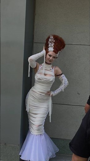 Bride of the Monster #wondercon #cosplay #costume #makeup #bride #thebride #classic #monster