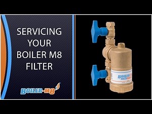 Boiler M8: Servicing your filter