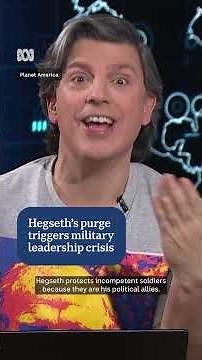 Hegseth’s purge triggers military leadership crisis.