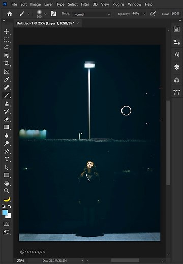 165K views · 5.5K reactions | When you want to emphasize the shape of light #graphicdesign #photoshoptips #photoshoptutorial #photoshop #photoshoptricks #creative #tutorial #design #adobe #recdope | Recdope | Facebook